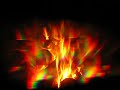 Aura Campfire at Lost Lake, Oregon.  Very pyschedelic