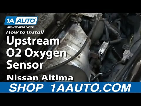 How To Install Replace Upstream O2 Oxygen Sensor 1996-99 Nissan ALtima 2.4L