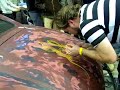 Harpoon pinstriping at Mooneyes Yokohama