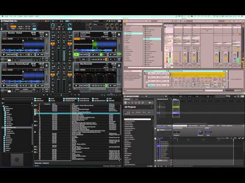 how to sync ableton live and traktor