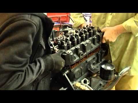 how to remove mgb engine