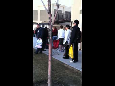 UtahCameraRentals - This was the line today at the Apple Store in Salt Lake City an hour after iPad 2 went on sale. Longer lines than the original iPhone and iPad last year. Wow...