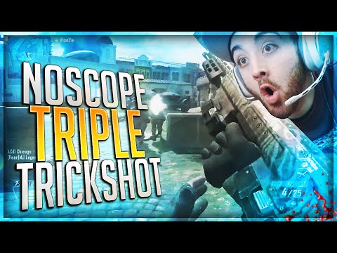 720 TRIPLE TRICKSHOT?! (BO2 Clips & Fails)