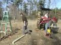 Installing Wood Fence Posts - Oz Post vs Auger and Tractor