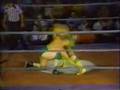 Bob Backlund and his cardboard belt vs Johnny Rodz