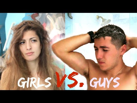 Morning Routine Guys Vs. Girls!