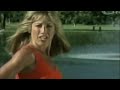 Denise Austin in Orange Spandex