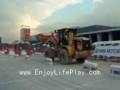 Caterpillar tractor tricks