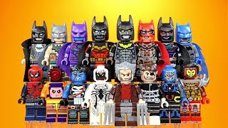Killmonger Batman Punisher Anti-Venom Wolverine Spider- Pool Nick Fury Unofficial LEGO Minifigures by pinoytoygeek