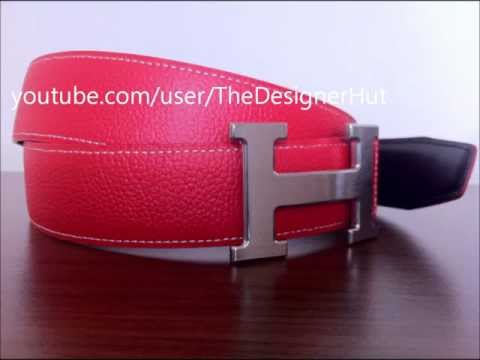 how to buckle a hermes belt