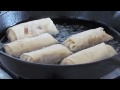 Banana Turon is a Philippine snack or dessert made of thinly sliced bananas (preferably Saba or Cardaba banana) wrapped in spring roll shells with fillings: you can use a slice of jackfruit, dusted with brown sugar and fried. Music by 