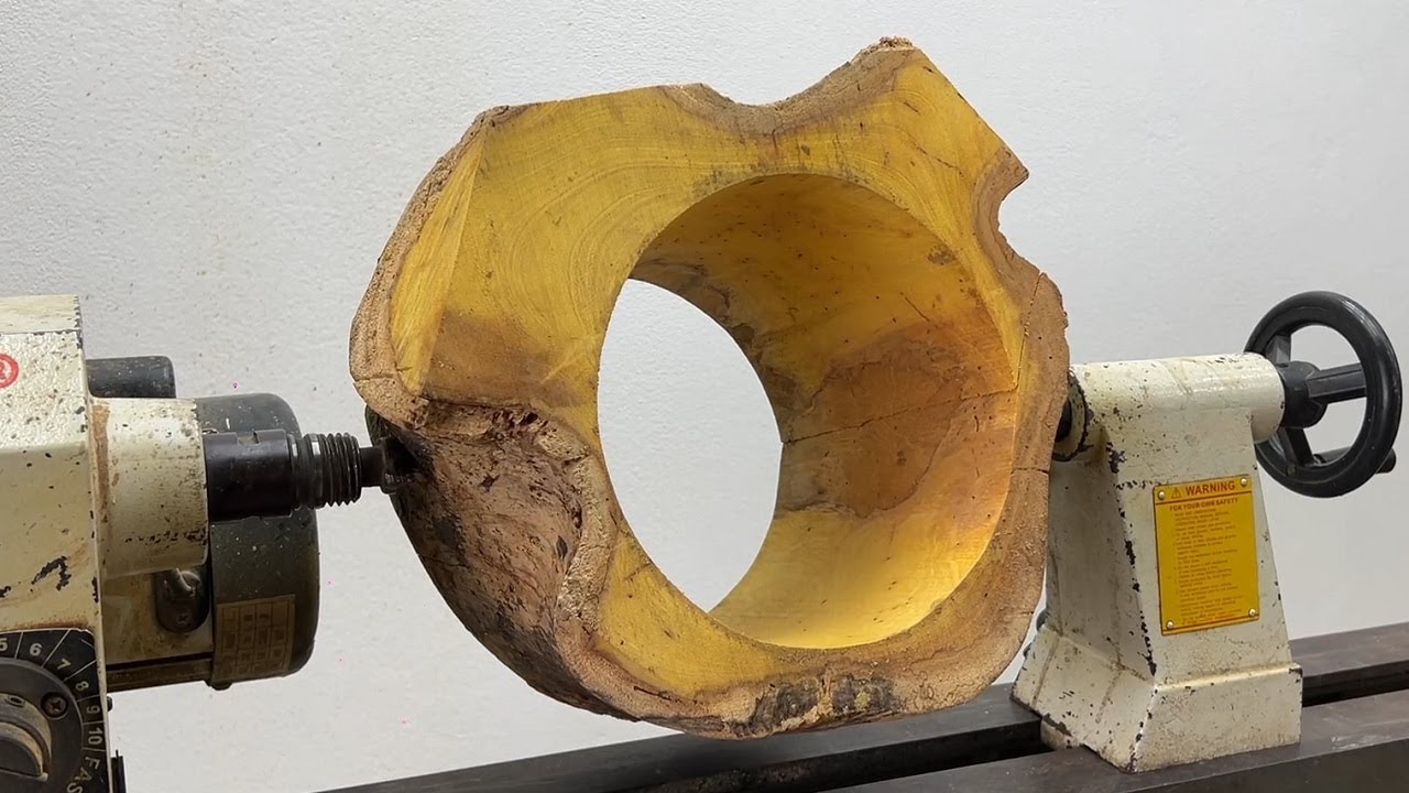 Amazing Woodturning Crazy – Handmade Products Inside Wooden Core – The Flow Of Time Carved In Wood