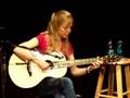 Muriel Andeson playing her DT Parlor Guitar (2)