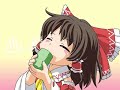 ねんどいろ霊夢できゅっきゅっきゅっニャー♪