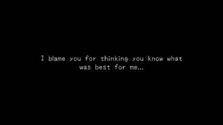 It was you that was best for me  SAD AUDIO