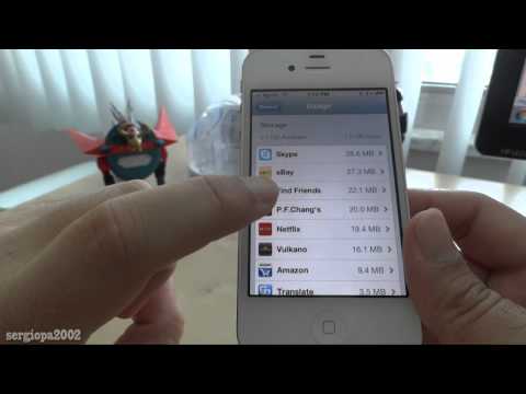 how to know gb of iphone