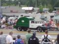 Antique WM dump truck at 4th of July parade