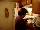 Mom making toast Mom making toast