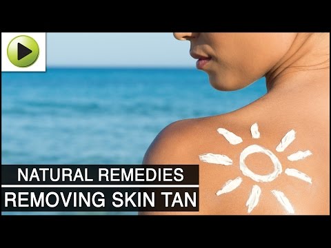 how to remove skin tan