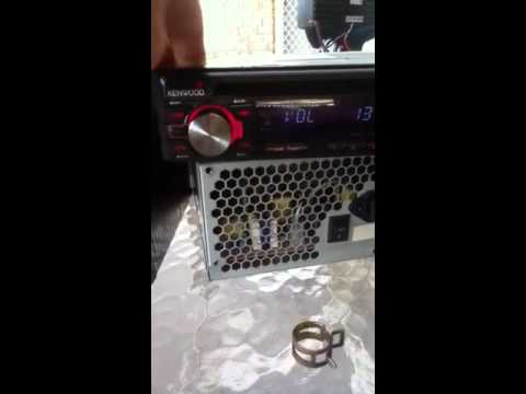 how to reset a kenwood cd player