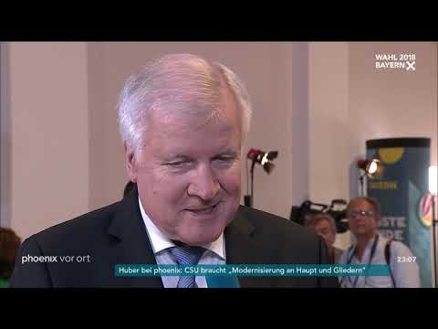 Landtagswahl in Bayern: Interview mit Horst Seehofer am 14.10.2018