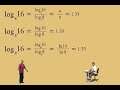 Logarithms - Change of Base Rule & Applications Part 1 Logarithms - Change of Base Rule & Applications Part 1