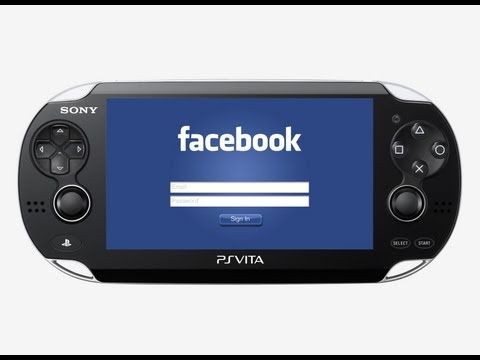 how to update facebook on ps vita