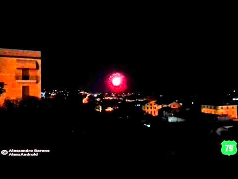 Fuochi d'artificio dalla terrazza