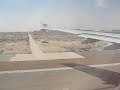 Etihad A330-243 take-off from Abu Dhabi - window view