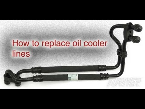How to replace an oil cooler line