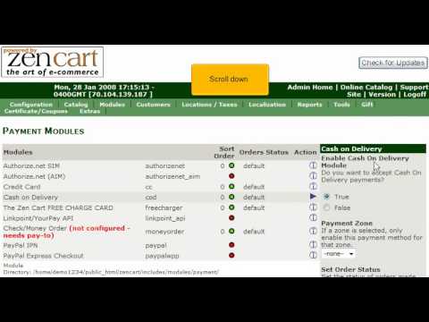 how to recover zen cart admin password