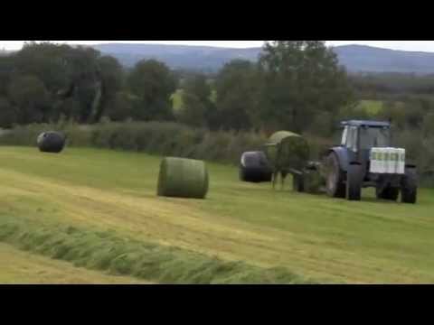 silage 2011 new holland tractors and mc hale balers @ grass co roscommon part 2