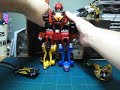 playing with DX Gekiranger Robot (Golden Lion) part2