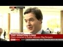 George Osborne is questioned on donation allegations
