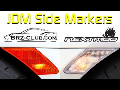 JDM Clear Side Markers Lens – Unboxing, Install and Review – 2013 Subaru BRZ and Scion FR-S