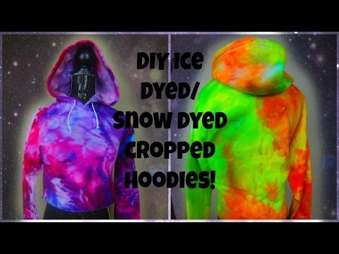 how to dye hoodie