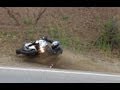 600rr Lowsides Attempting to Drag Elbow