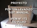 Proyecto portón levadizo manual