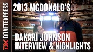 Dakari Johnson - 2013 McDonald's All-American Game - Interview & Practice Highlights