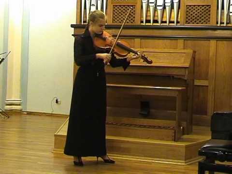 Anastasia Sofina. Max Reger Suite for viola No 1, Part 1.