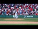Papelbon Going In Jacoby Ellsbury Playing Catch and Timlin Warming Up