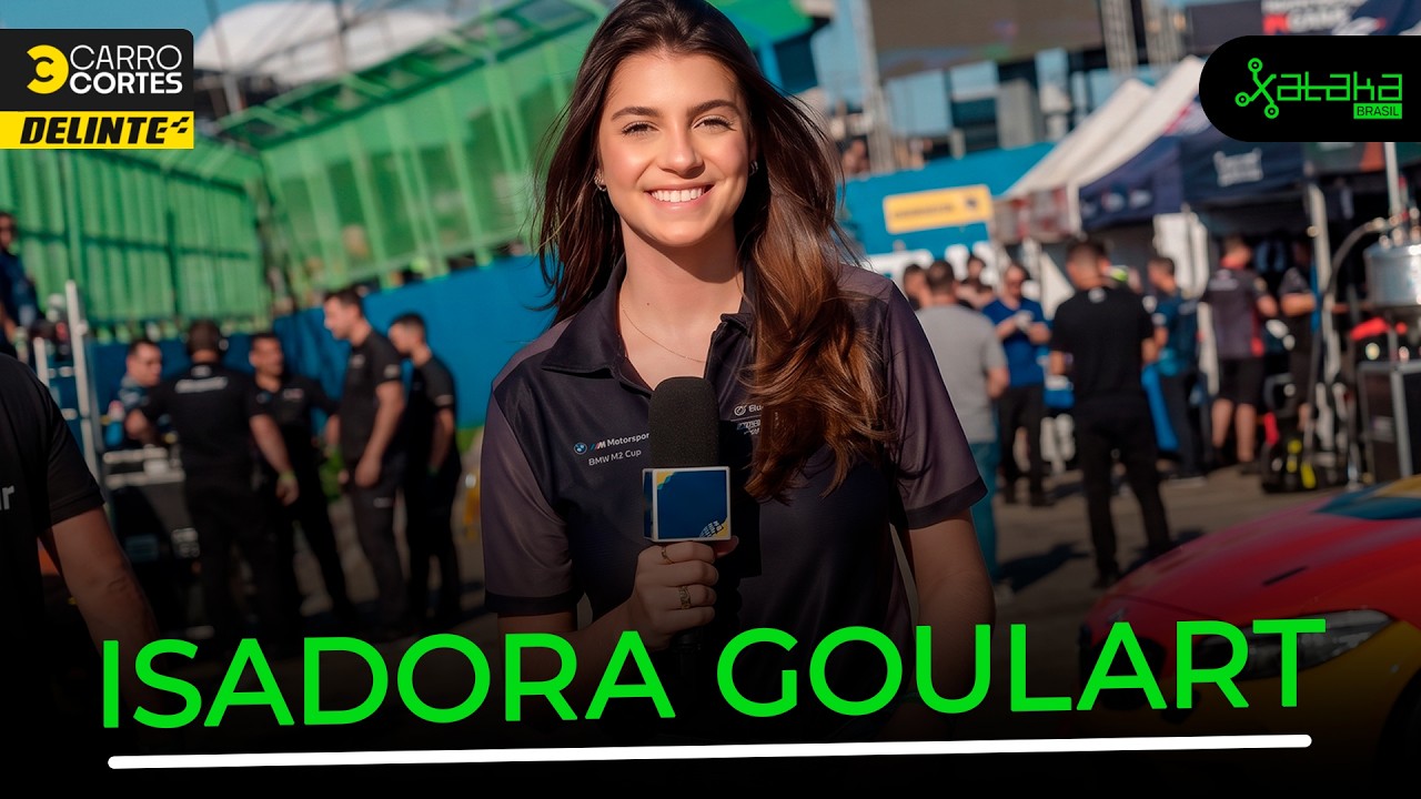 COMO virar REPÓRTER de AUTOMOBILISMO ft. Isadora Goulart // Carro Cortes by Delinte