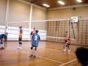 Jongens B Holyoke in actie in Roggel