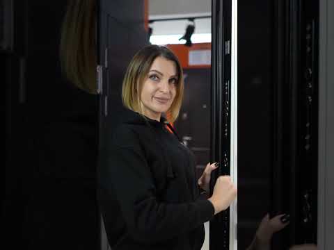 [Складська програма] Вхідні двері модель Rain (Колір Чорна Шагрінь + Білий супермат) комплектація Megapolis MG3 516