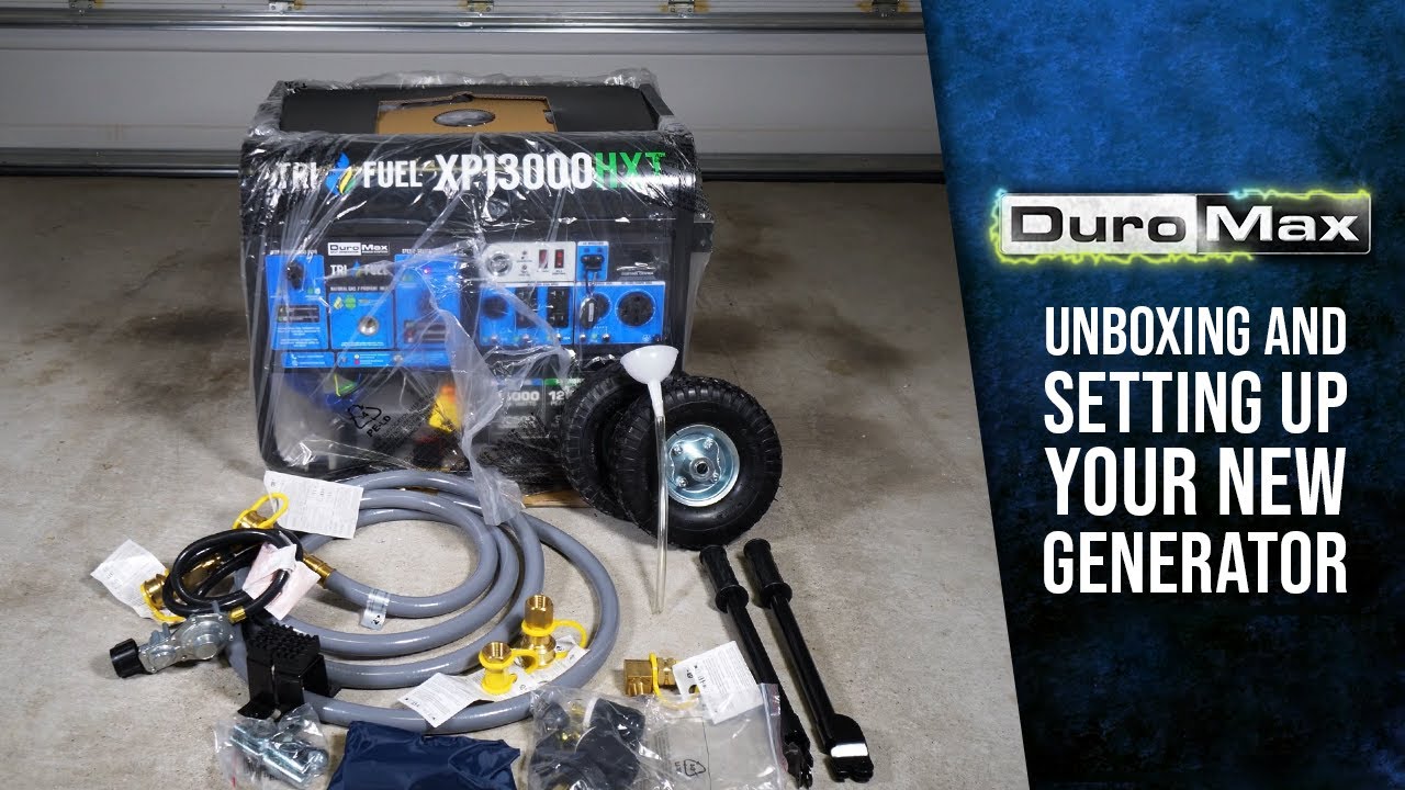 Generator Unboxing and Setup
