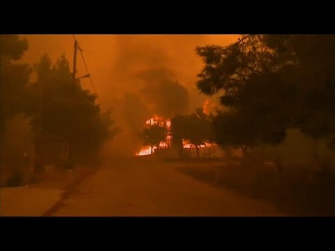 Griechenland: Schwere Brände nach extremer Trockenhei ...