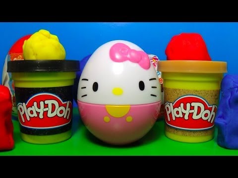 surprise - Surprise eggs Hello Kitty Disney Planes Kinder surprise Play Doh ANGRY BIRDS Cars The SMURFS LEGO! Unboxing 3 surprise eggs and Play-Doh surprise: Hello Kitt...