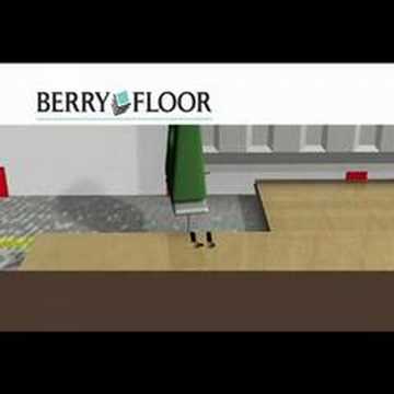 BerryFloor laminate flooring installation: Radiator