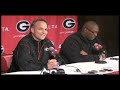 Coach Mark Richt sits down with the press to give a conference on Signing Day for the new recruits that are coming to UGA in the Fall 2009 for next year's football season.