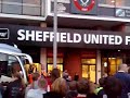 Post Match Blades V Scunthorpe, Bryan Robson Protest